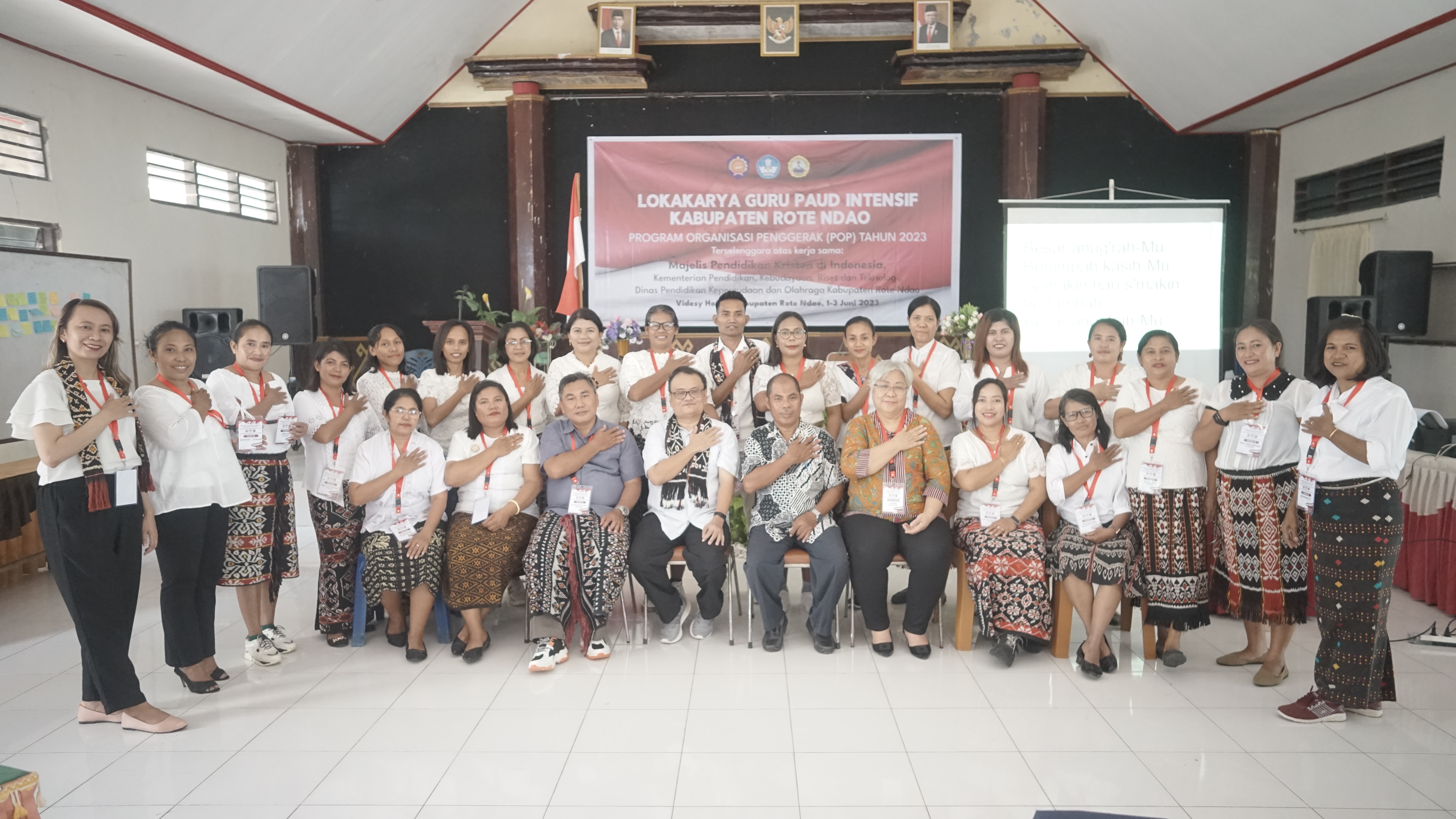 Lokakarya Guru PAUD Intensif Kota Rote Ndao